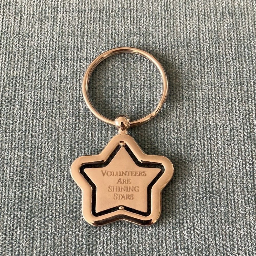 Double Star Keychain Key Chain - Picture 2 of 4